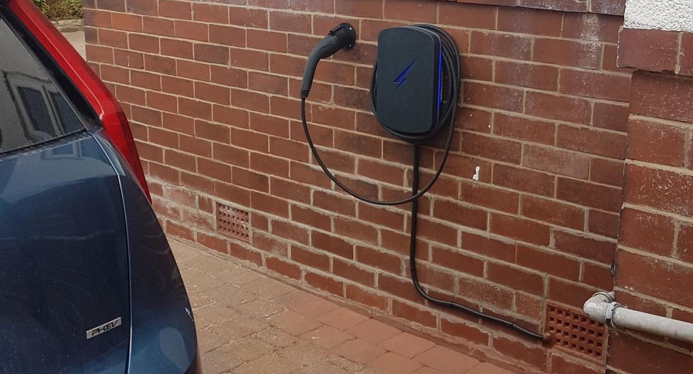 EV car charging point installation