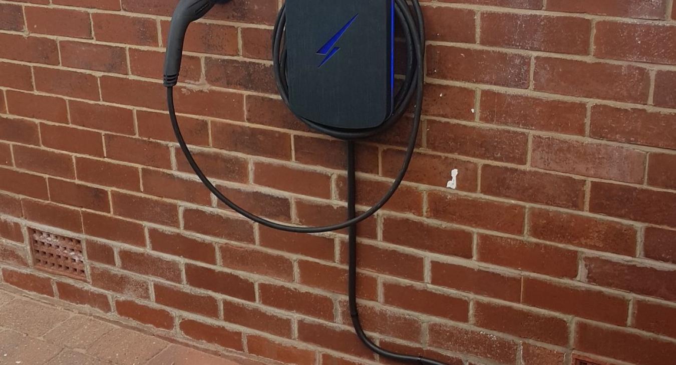 EV car charging point installation