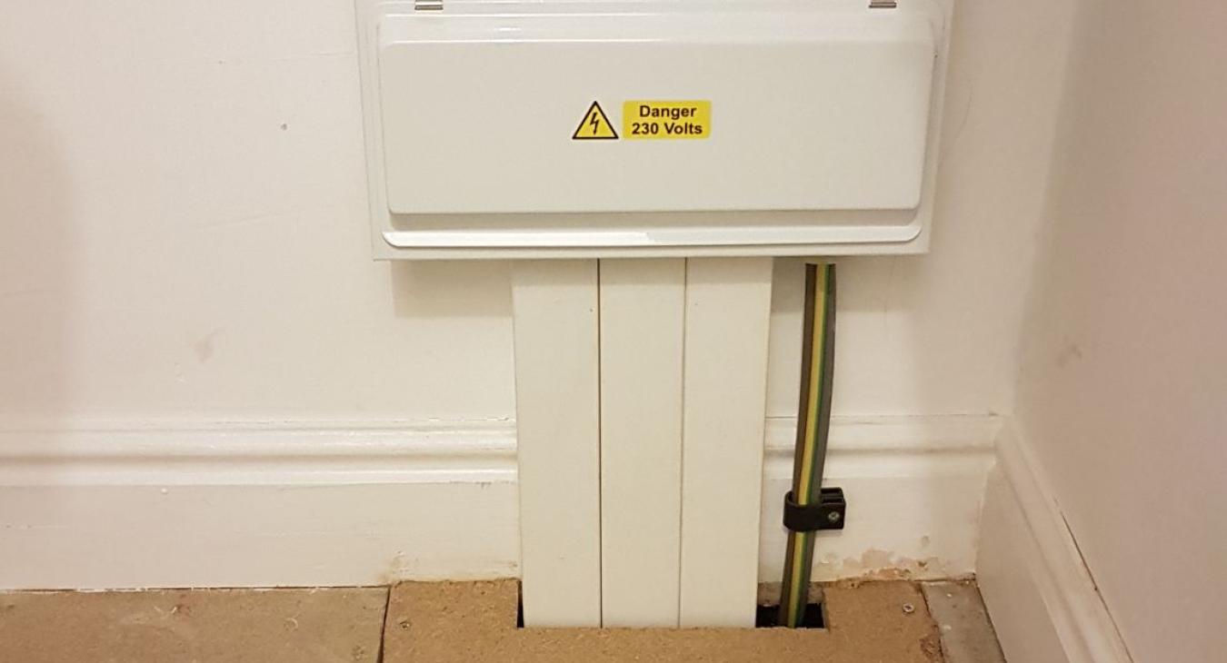 Kitchen rewire and consumer unit relocation