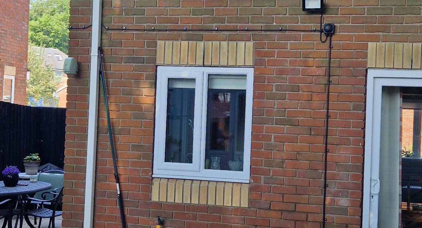 Outdoor Quinetic lighting Installation in Harrogate by BCP Electrics